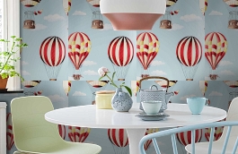 Обои 240394 фото в интерьере кухни превью