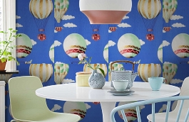 Обои 240395 фото в интерьере кухни превью