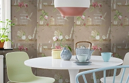 Обои 240431 фото в интерьере кухни превью