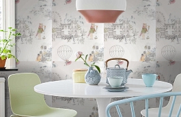 Обои 240451 фото в интерьере кухни превью