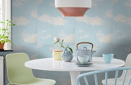 Обои 240502 фото в интерьере кухни превью