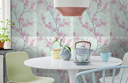 Обои 80580-01 фото в интерьере кухни превью