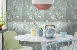 Обои 80580-02 фото в интерьере кухни превью