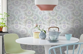 Обои 8524-10 фото в интерьере кухни превью