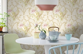 Обои VB3003 фото в интерьере кухни превью