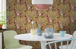 Обои VB3204 фото в интерьере кухни превью