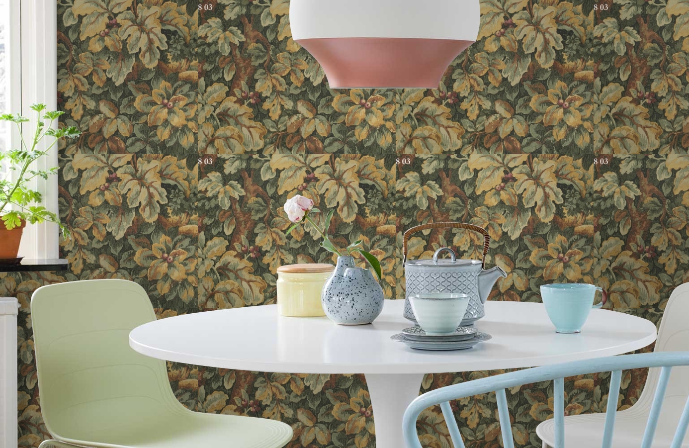 Обои 35803 фото в интерьере кухни Обои 35803 фото в интерьере кухни