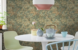 Обои 35813 фото в интерьере кухни превью