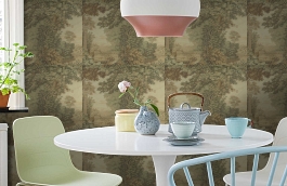 Обои 72905 фото в интерьере кухни превью