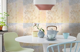 Обои 78506 фото в интерьере кухни превью