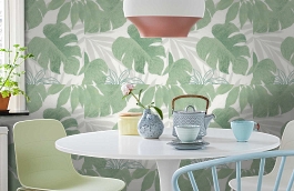 Обои 31417 фото в интерьере кухни превью