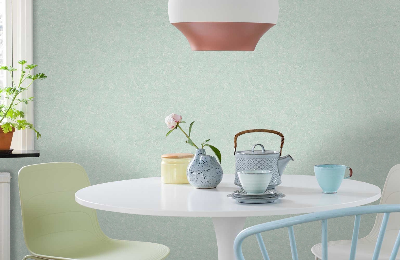 Обои 32867 фото в интерьере кухни