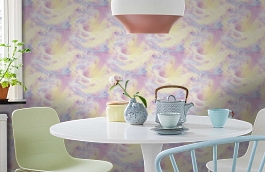 Обои 4034-8 фото в интерьере кухни превью