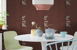 Обои 90001 фото в интерьере кухни превью