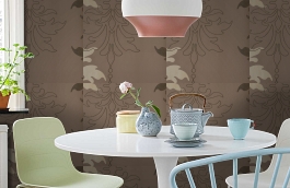 Обои 90005 фото в интерьере кухни превью