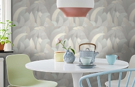 Обои 9027-11 фото в интерьере кухни превью