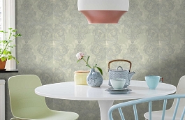 Обои 9031-10 фото в интерьере кухни превью