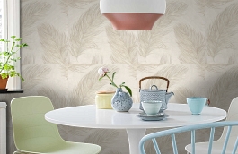 Обои 9063-00 фото в интерьере кухни превью