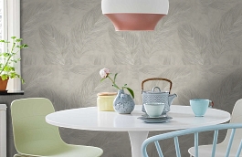 Обои 9063-11 фото в интерьере кухни превью