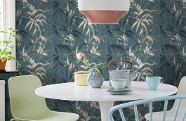 Обои 9078-20 фото в интерьере кухни превью