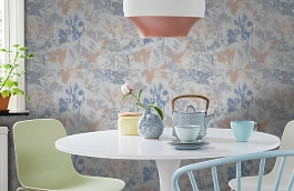 Обои 9080-11 фото в интерьере кухни превью