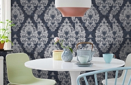 Обои 9082-20 фото в интерьере кухни превью