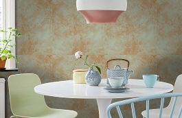 Обои 9088-04 фото в интерьере кухни превью