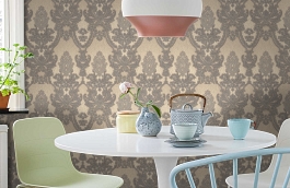 Обои 9089-02 фото в интерьере кухни превью