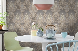 Обои 9089-11 фото в интерьере кухни превью