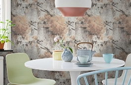 Обои 9164-14 фото в интерьере кухни превью