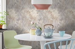 Обои 9164-24 фото в интерьере кухни превью