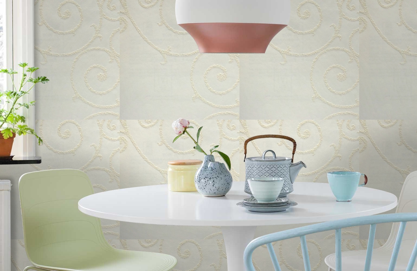 Обои 9328 фото в интерьере кухни