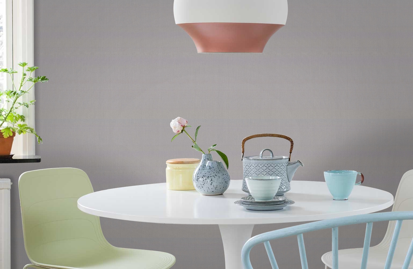 Обои 10276-07 фото в интерьере кухни