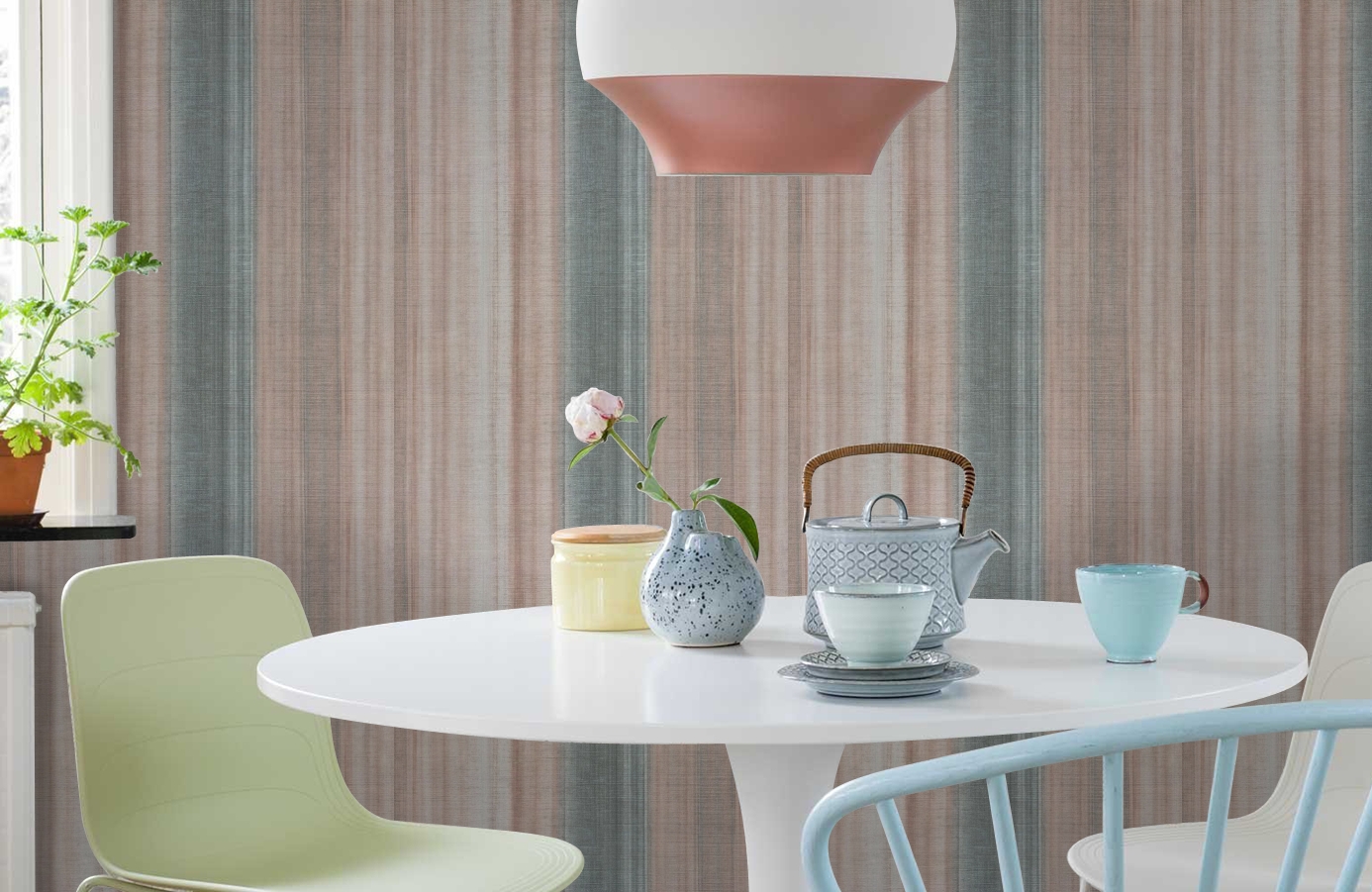 Обои 10439-03 фото в интерьере кухни Обои 10439-03 фото в интерьере кухни