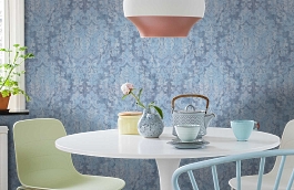 Обои 10443-03 фото в интерьере кухни превью