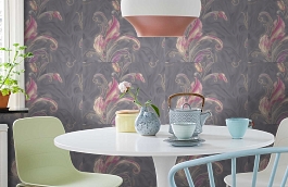 Обои 8003-11 фото в интерьере кухни превью