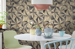 Обои 8015-22 фото в интерьере кухни превью