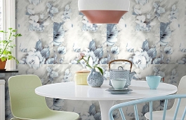 Обои 17211 фото в интерьере кухни превью