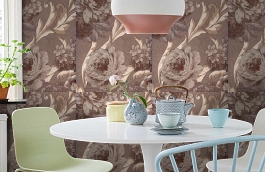 Обои 17213 фото в интерьере кухни превью