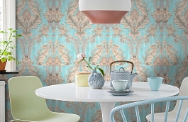 Обои 17219 фото в интерьере кухни превью