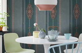 Обои 17233 фото в интерьере кухни превью