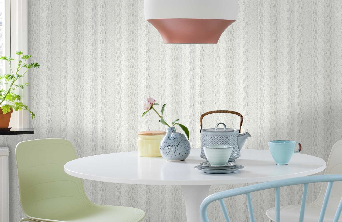 Обои 18092 фото в интерьере кухни