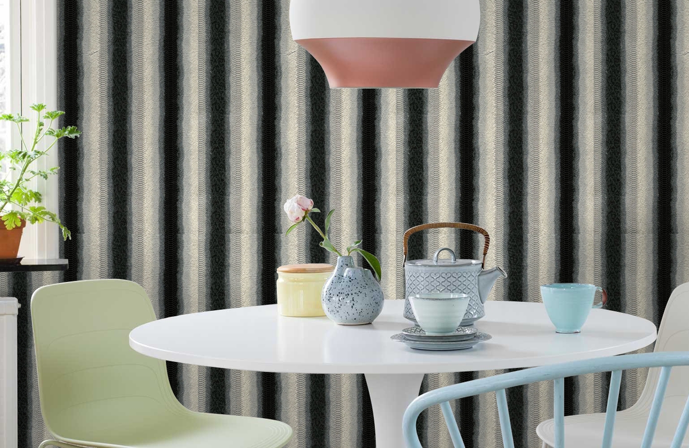 Обои 18094 фото в интерьере кухни