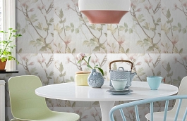 Обои 18209 фото в интерьере кухни превью