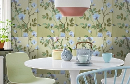 Обои 18210 фото в интерьере кухни превью