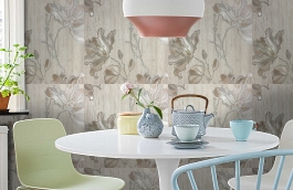 Обои 18227 фото в интерьере кухни превью