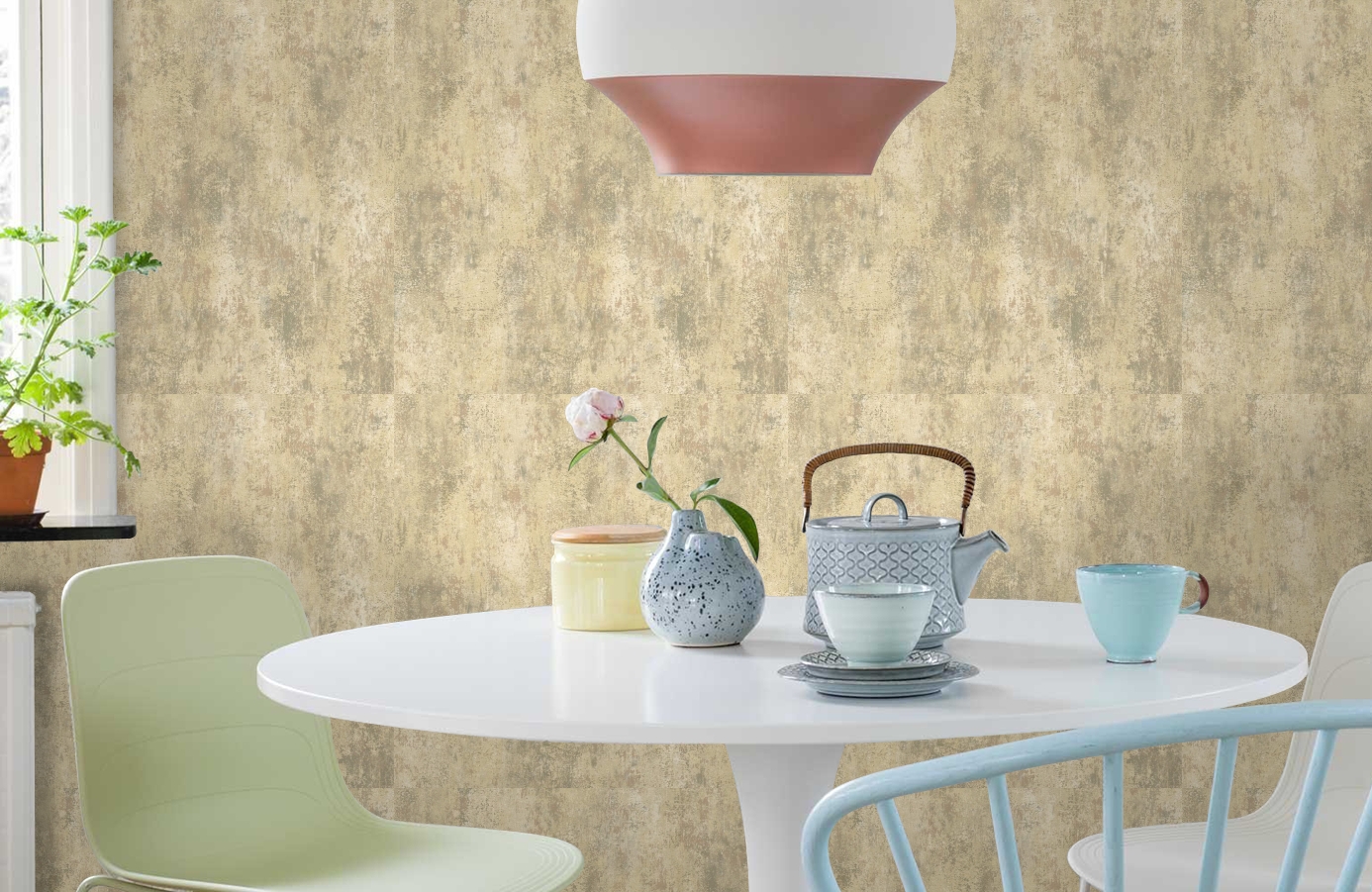 Обои 18316 фото в интерьере кухни