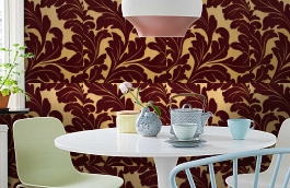 Обои 195002 фото в интерьере кухни превью