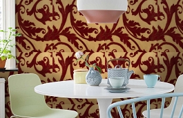 Обои 195008 фото в интерьере кухни превью