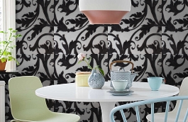 Обои 195010 фото в интерьере кухни превью